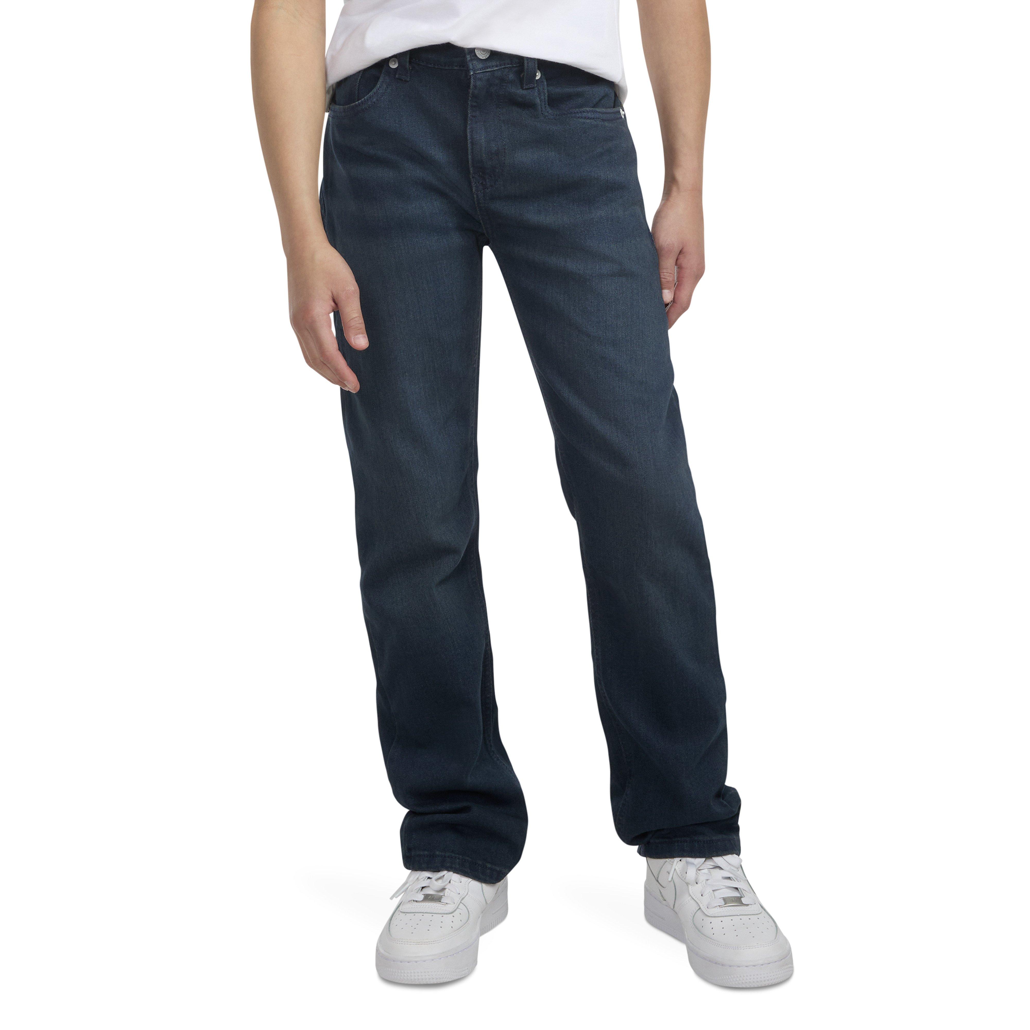 Levi's Big Boys' 514 Straight Performance Classic Black Wash Denim Jeans - BLACK